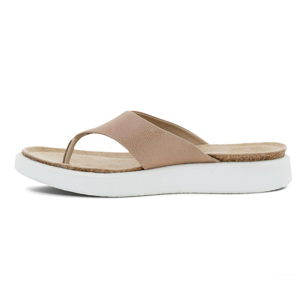 Sandalias Mujer - ECCO Corksphere Thong - Kaki - NUG501296